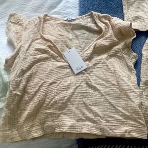 Rails Miley Shirt Flax: brand new with tags, never worn